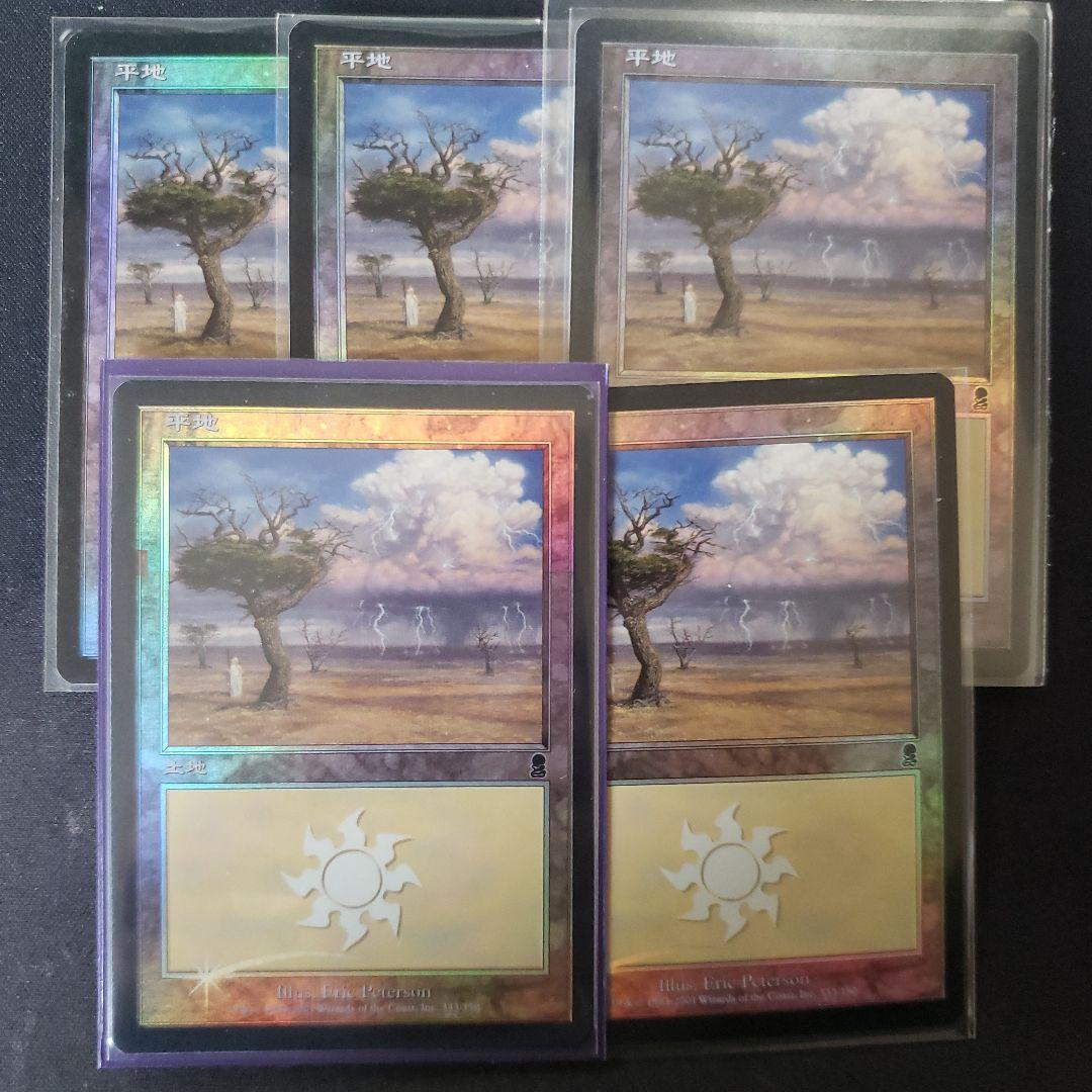 MTG FOIL ODY Thunder plains 平地 5枚セット - メルカリ