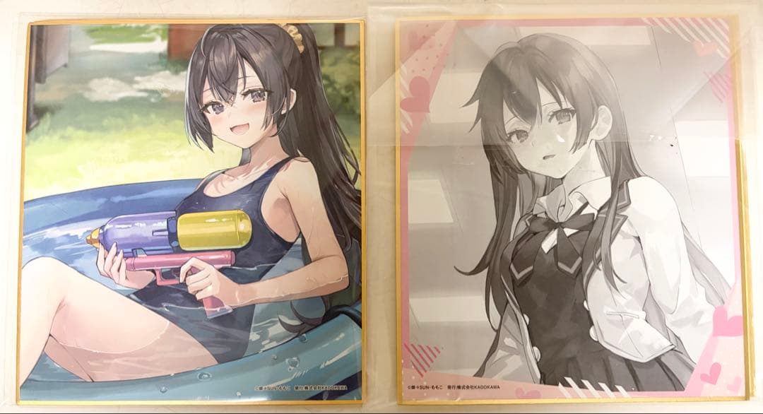 ロシデレ 周防有希 色紙2枚セット - メルカリ