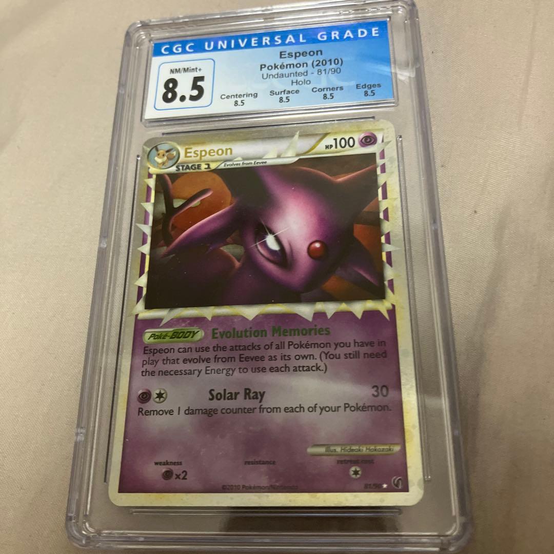 特価　CGC8.5 エーフィ　グレート　英語版