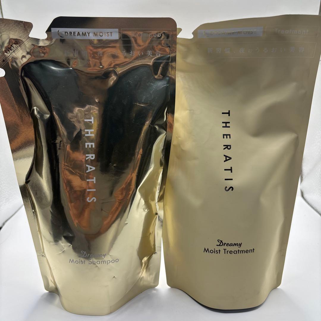 ドリーミーモイスト シャンプー トリートメント 詰め替え用4セット X THERATIS / THERATIS Dreamy モイスト シャンプー／ヘアトリートメント