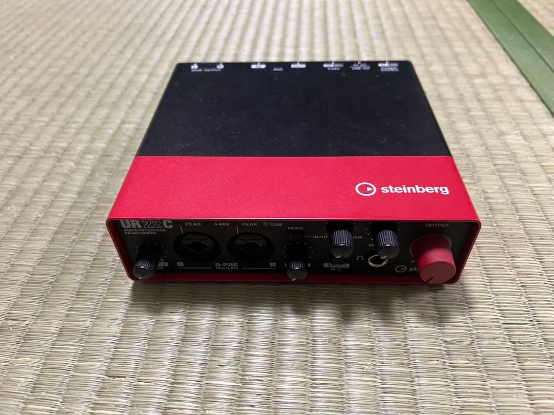 Steinberg UR22C レッド オーディオインターフェース