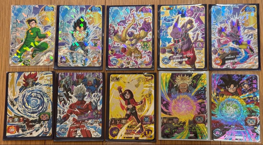 ドラゴンボールヒーローズ 引退品 ベジブル ブロリーなどシークレット