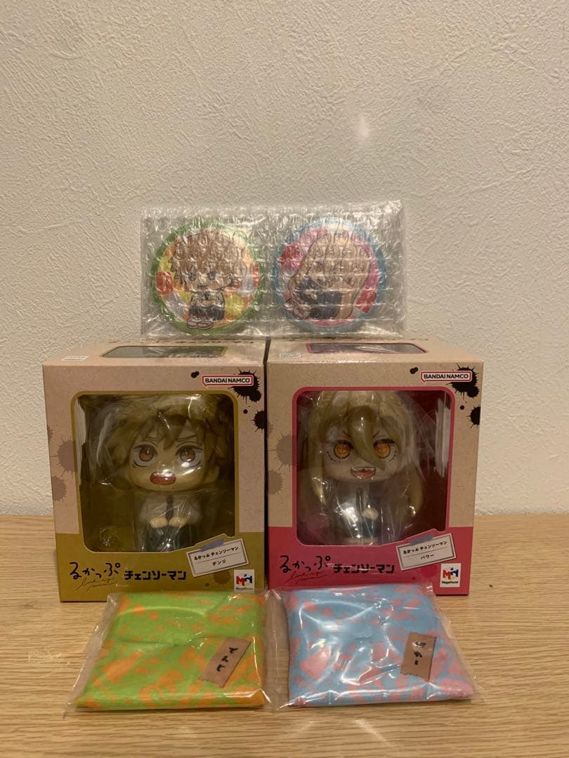 チェンソーマン るかっぷ デンジ パワー 座布団 缶バッジセット