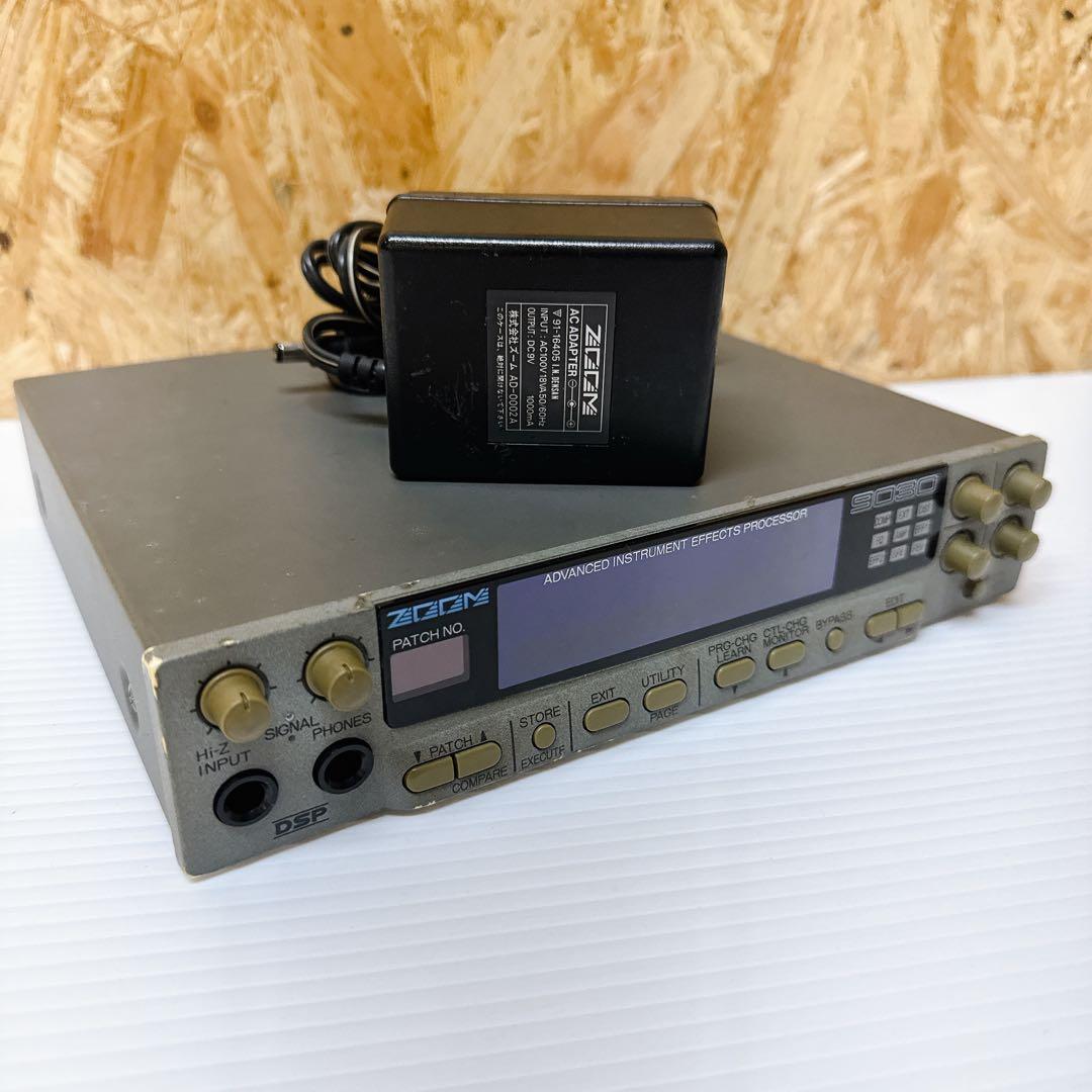 【絶版】ZOOM 9030 マルチエフェクター ハーフラック アダプター付属 Yahoo!オークション -「zoom 9030」の落札相場・落札価格