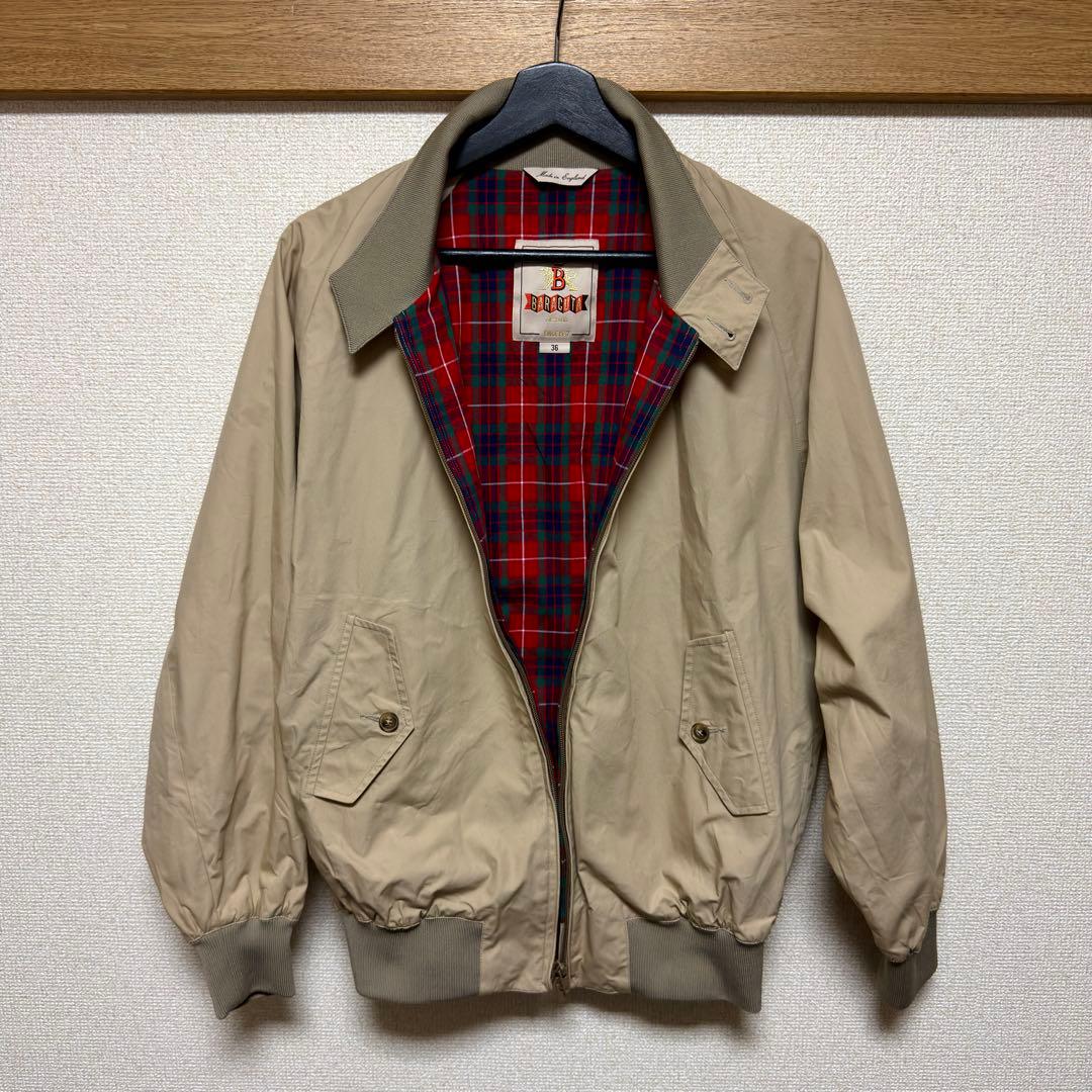 s*i様 【美品】バラクータ G9 ジャケット ベージュ 36（S〜M相当） 80年代 BARACUTA by VAN HEUSEN バラクータ G9 スイングトップ