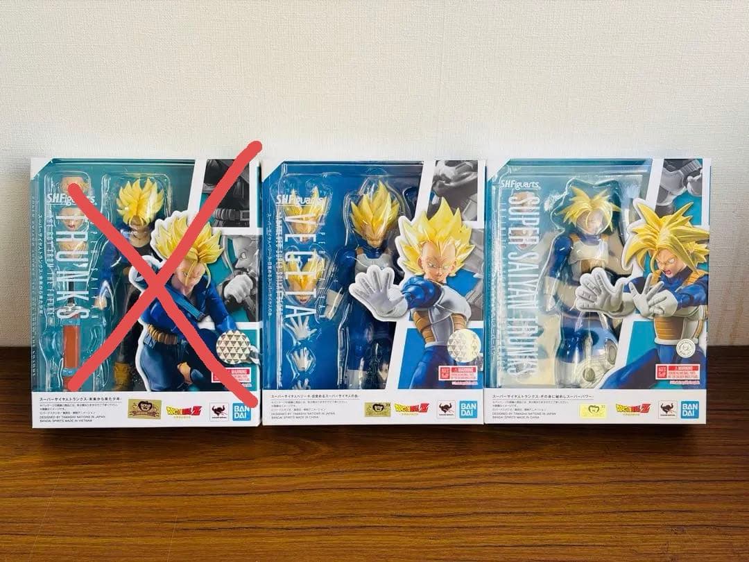 S.H.Figuarts ドラゴンボールシリーズ　ベジータ トランクス セット