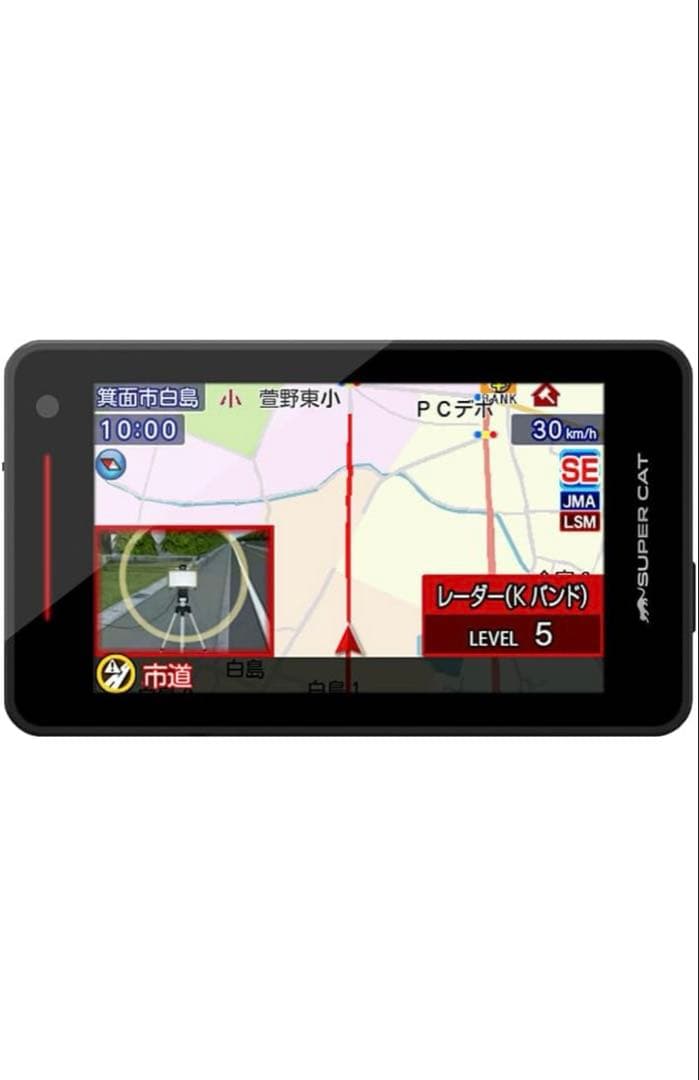 261154ユピテルワンボディタイプ レーザー&レーダー探知機 YK-2000T