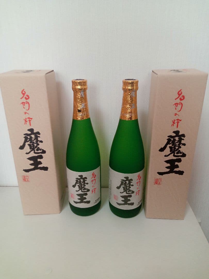 新品 魔王 白玉醸造 720m化粧箱付き2本セット 魔王 【魔王純正化粧箱付き】 白玉醸造 箱付き 芋焼酎 25度 1800ml