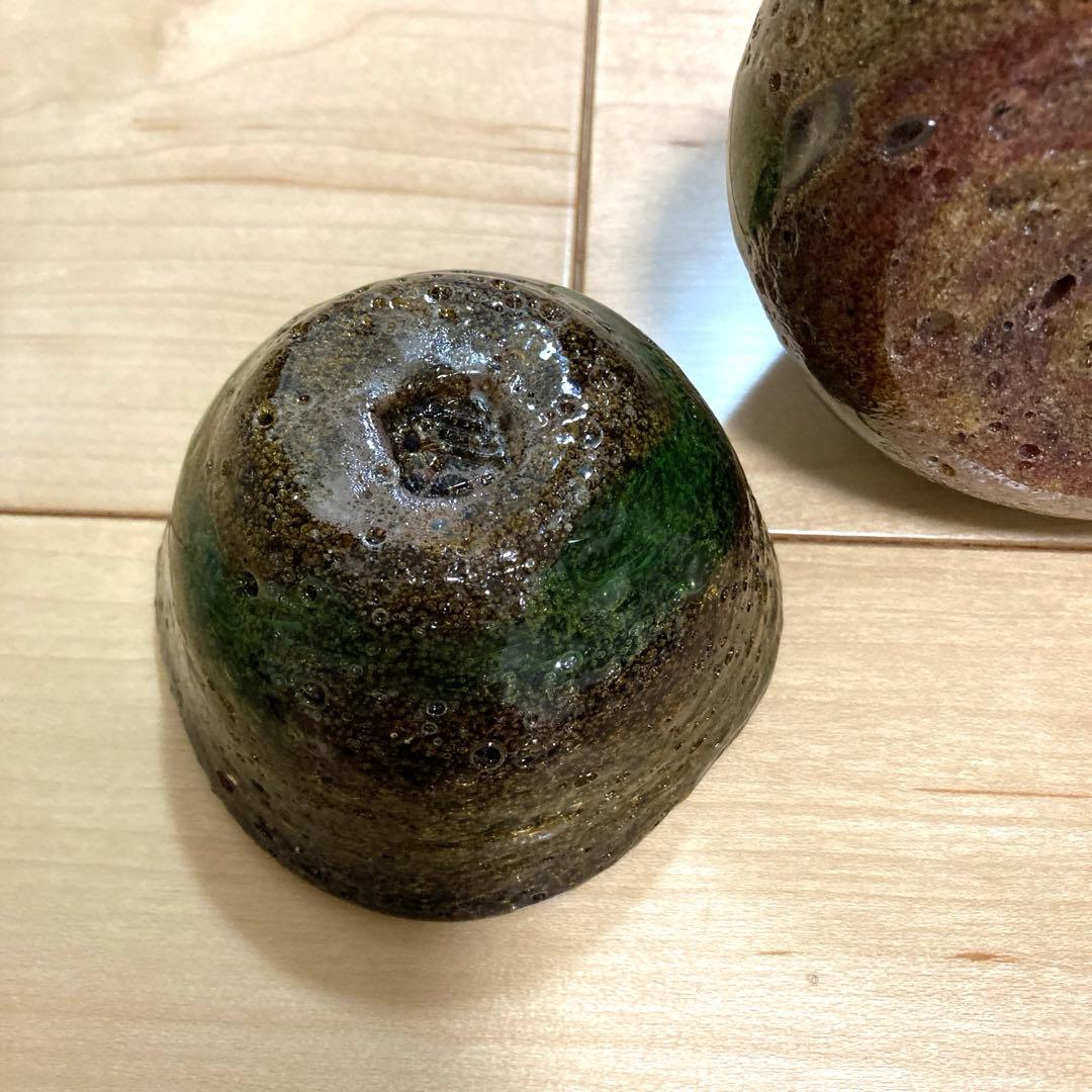 稲嶺盛吉 紅珊瑚酒器 琉球ガラス 希少品 - メルカリ