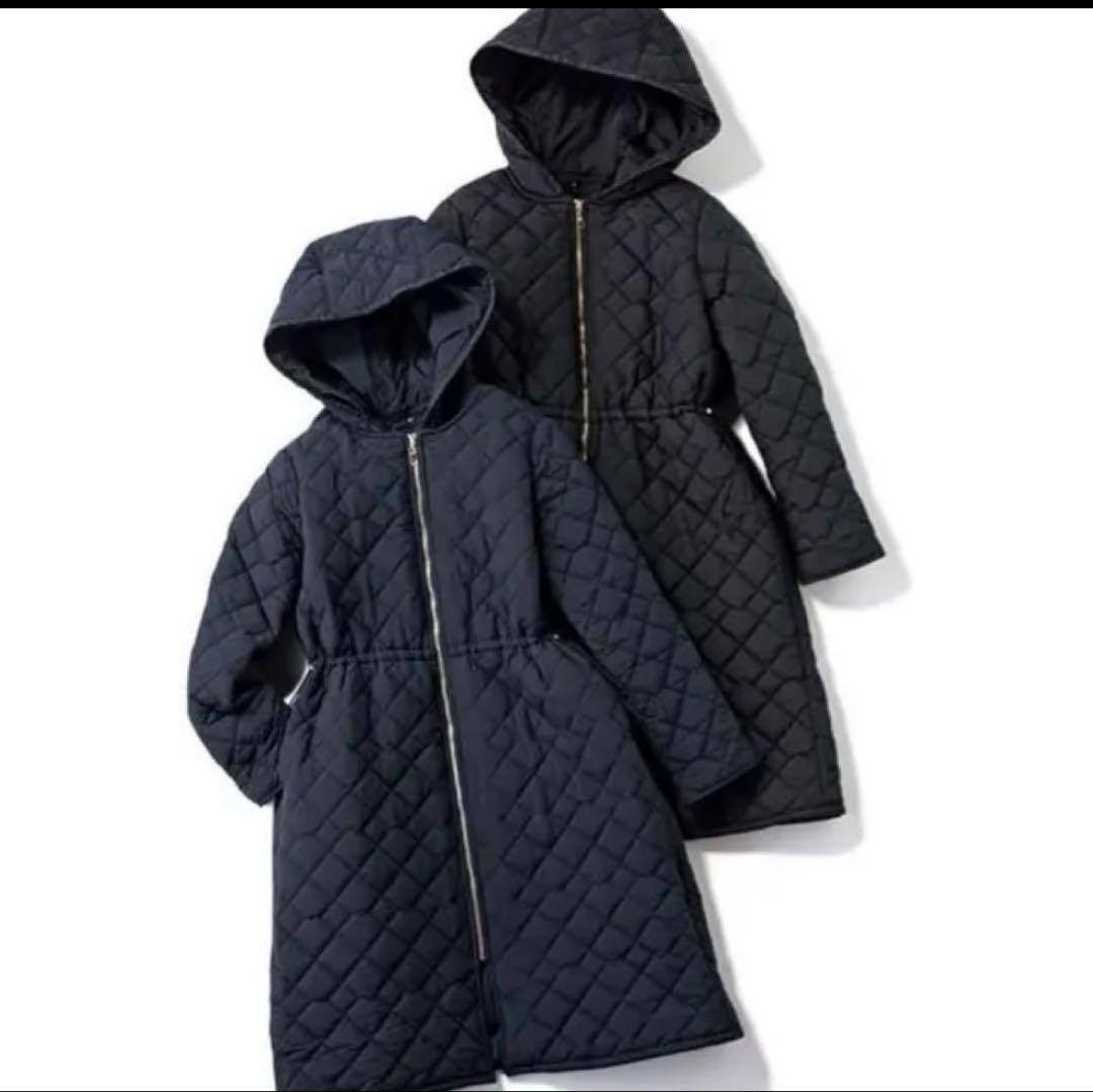 THREE SQUARE キルティングフーディコート /very THREE SQUARE]キルティングフーディーコート | KOBUNSHA SELECT SHOP