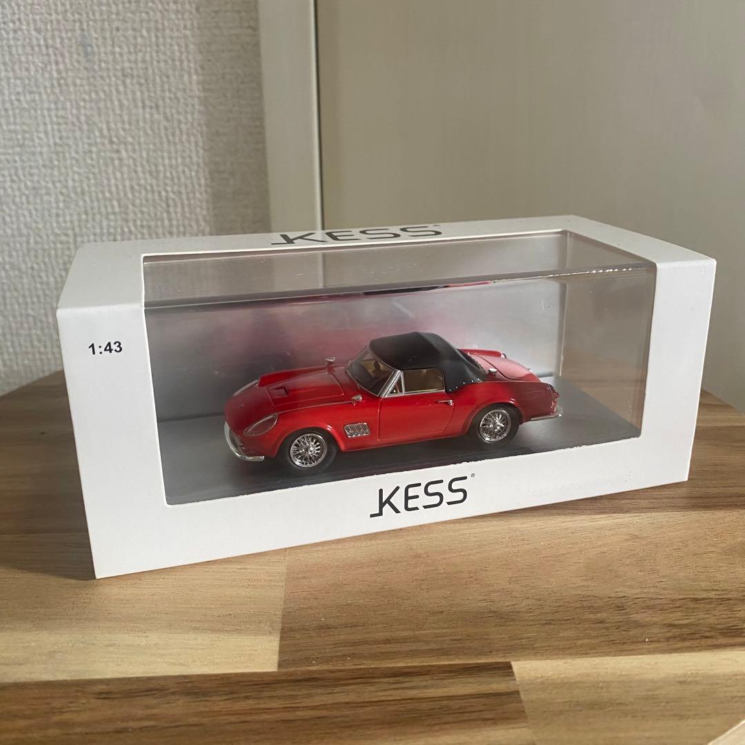 ミニカー KESS modena 250gt Ferrari 1961 closed Art-Toys - Ferrari Modena 250 GT California open Spider(1961)light