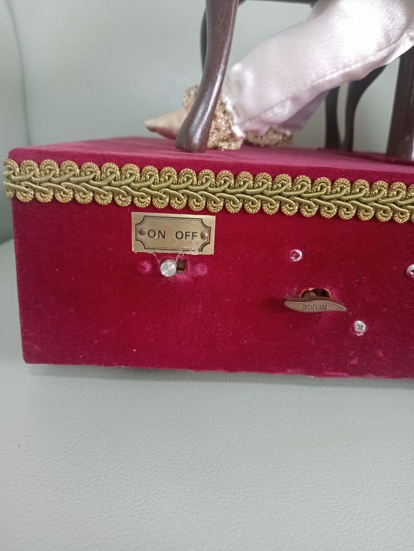 美品 REUGE 手紙を書くピエロ からくり人形 オートマタ人形 オルゴール