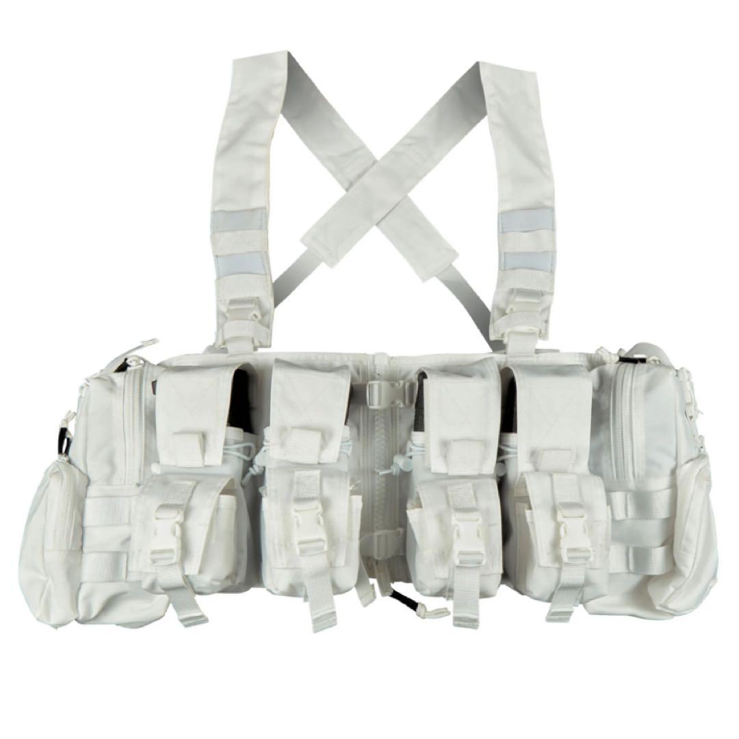 Platatac CAF Mod フロントスプリット チェストリグ ホワイト