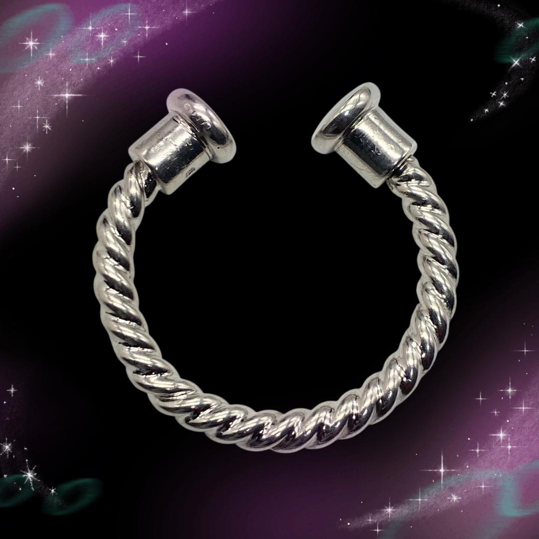 《美品》 ブルガリ　キーリング　ツイストループ　SV925