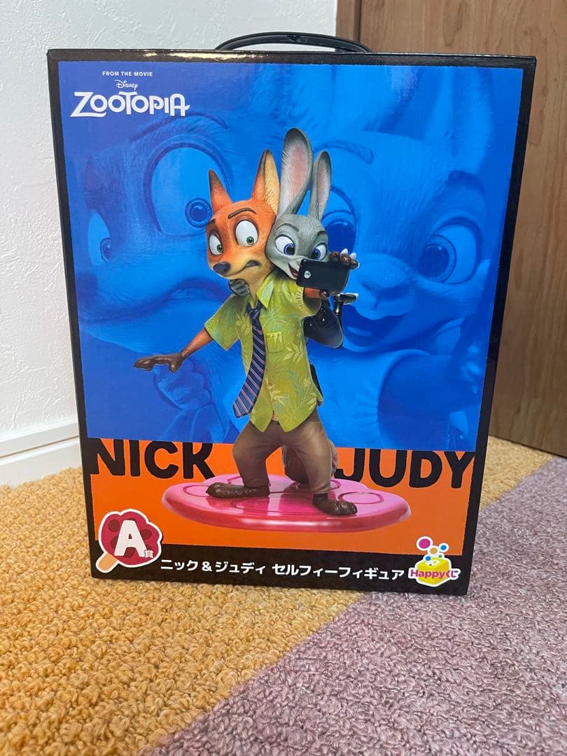 【新品】ズートピア Happyくじ A賞 ニック＆ジュディ フィギュア