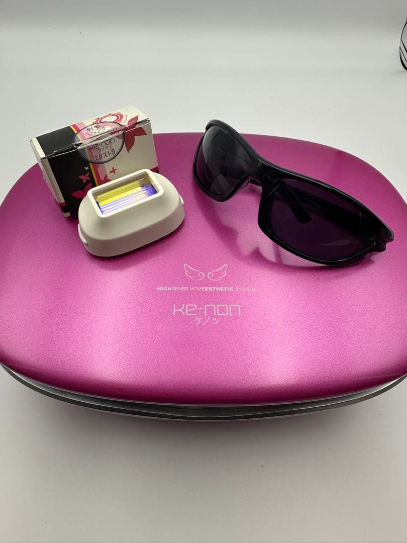 【眉毛脱毛付】ケノン ver6.0 脱毛器 本体＋3種カートリッジセット