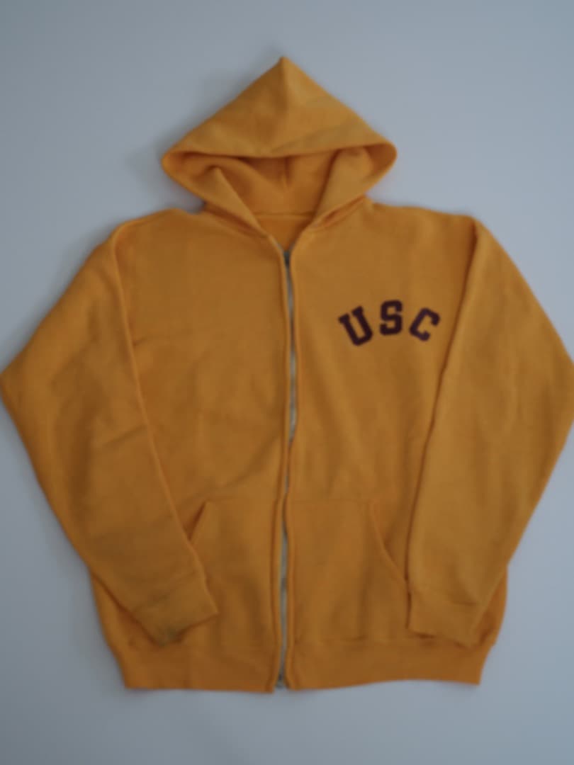 極上サイズ 60s USC アルミジップパーカー ヴィンテージ