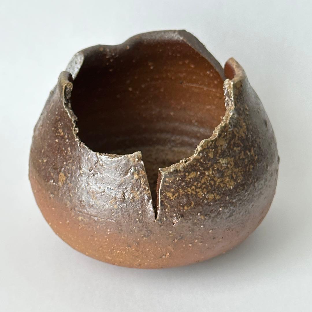 金重まこと 備前 割山椒 小鉢 ② 炭化窯変割山椒小鉢(和食器,鉢もの,小鉢)|食器通販の陶磁庵