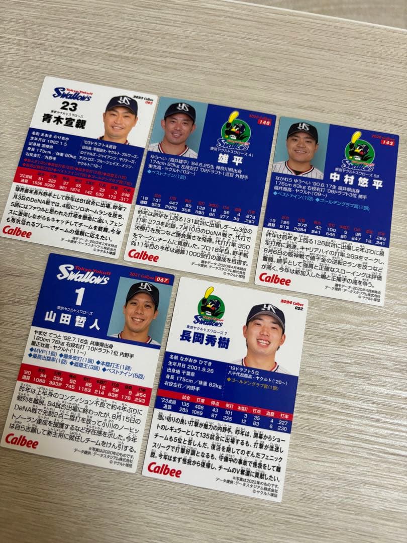 カルビープロ野球チップスカード 東京ヤクルトスワローズ - メルカリ