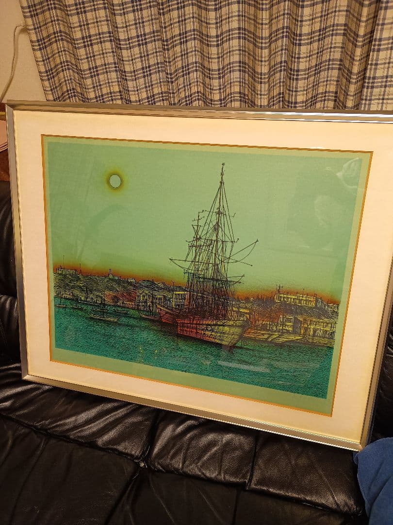 ジャンカルズー　リトグラフ　帆船