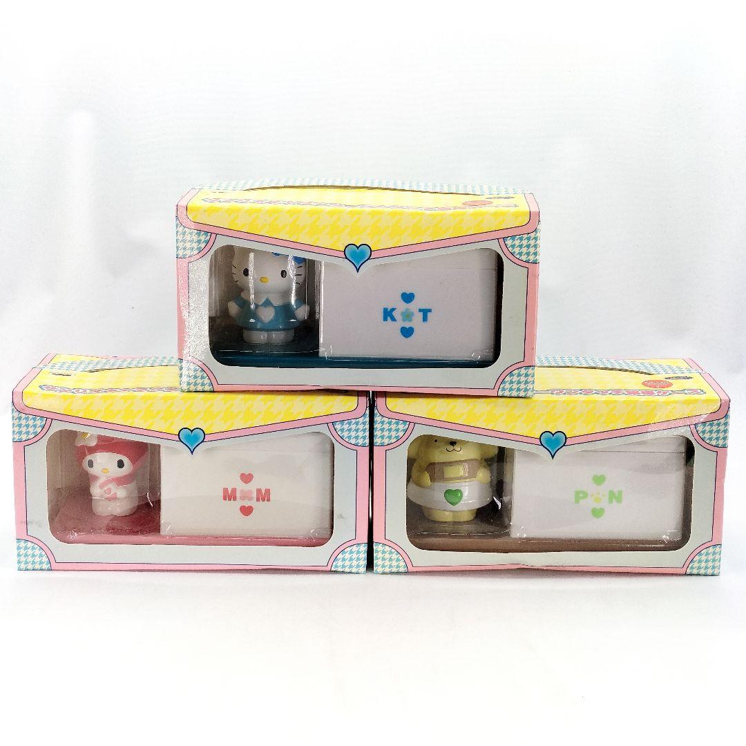 未使用 サンリオキャラクター ワンタッチ綿棒ケース キティ マイメロ プリン