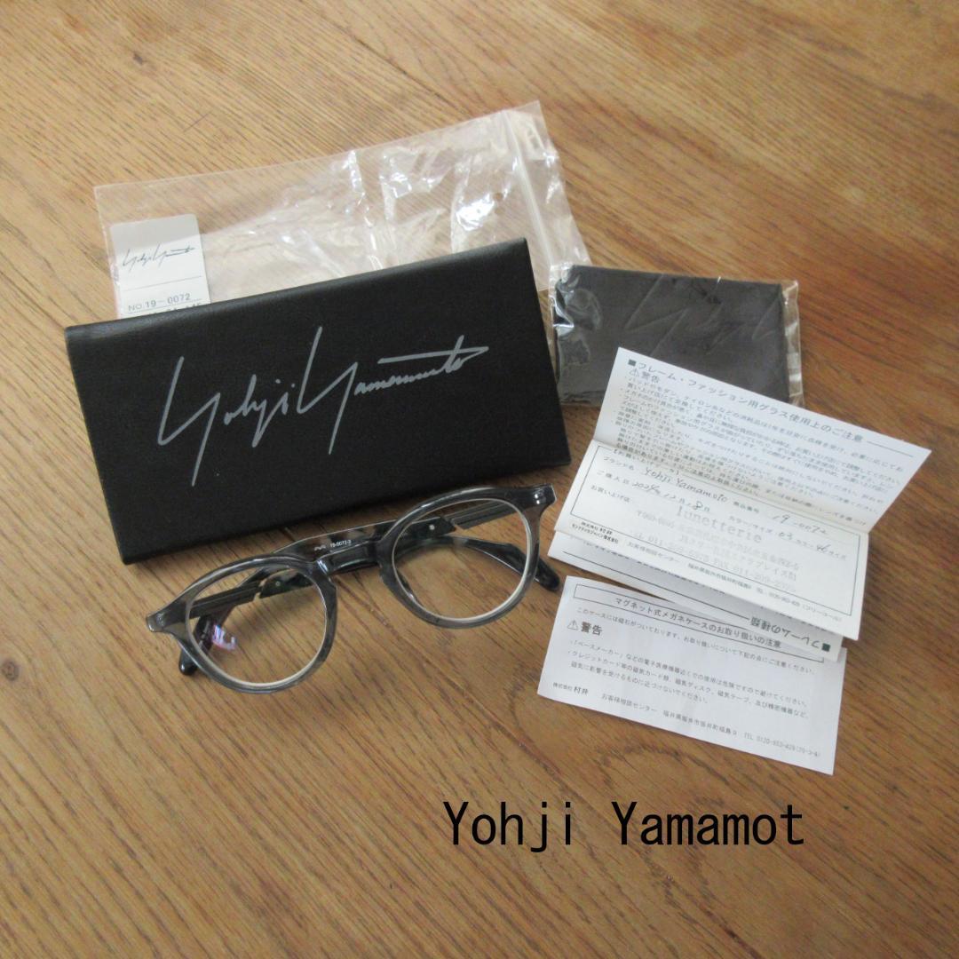 Yohji Yamamot ラウンド型眼鏡 46□24-145　２０２４年　美品