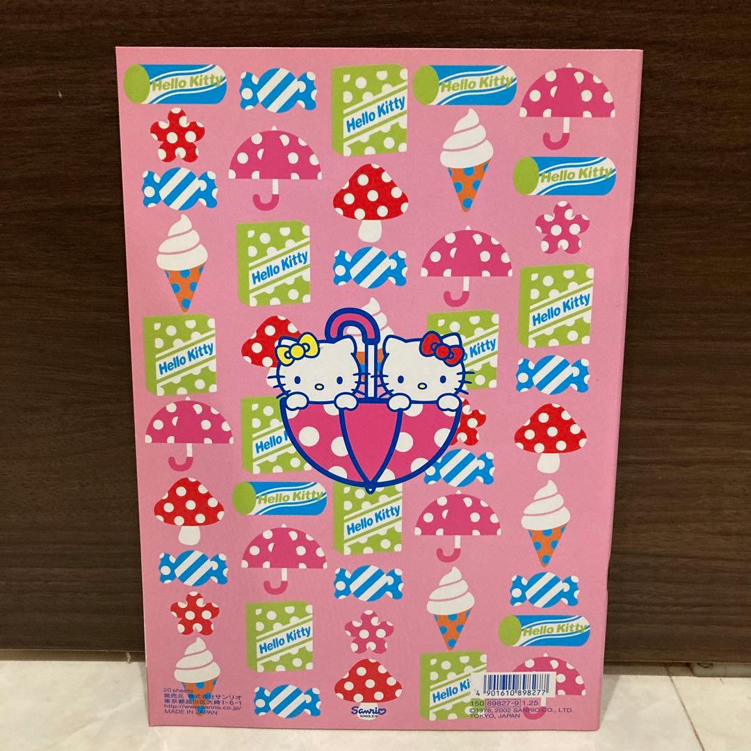 レトロ《2002年 ハローキティ＆ミミィ ノート》Hello Kitty - メルカリ