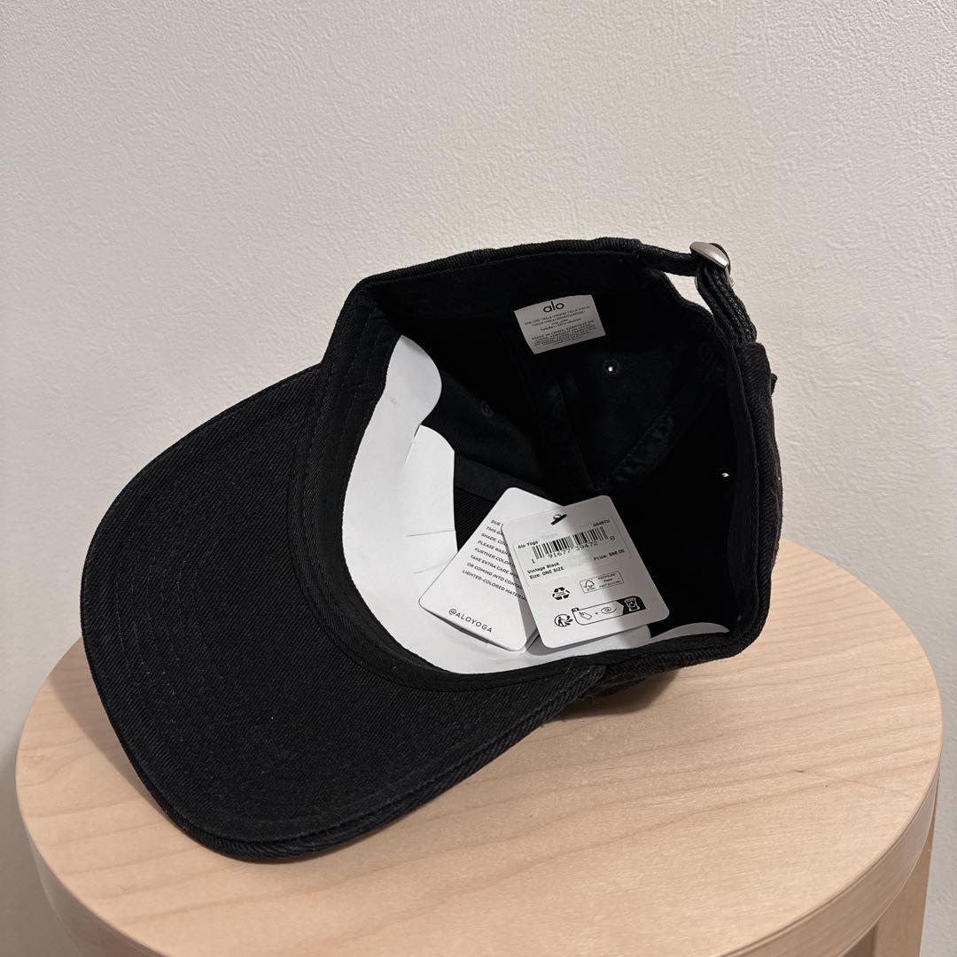 新品/人気】Alo Yoga アロヨガ ブラックデニム キャップ - メルカリ