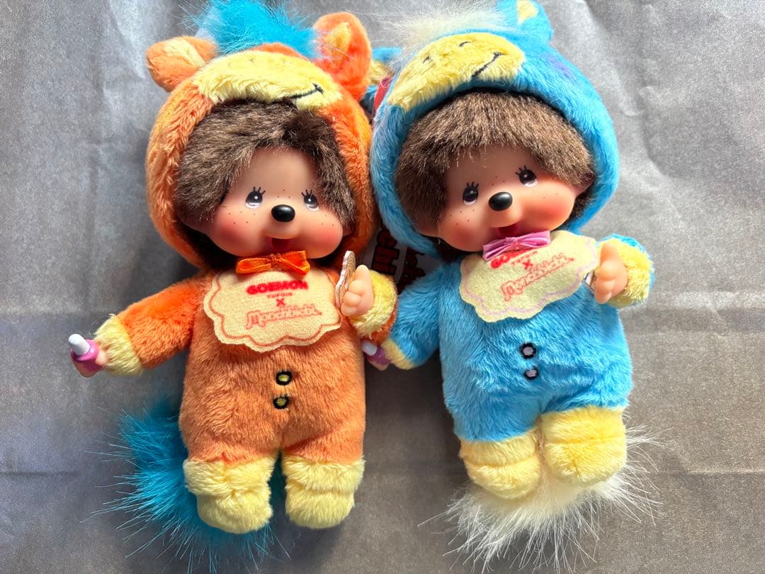 monchhichi goemon期間限定馬キーホルダー2体