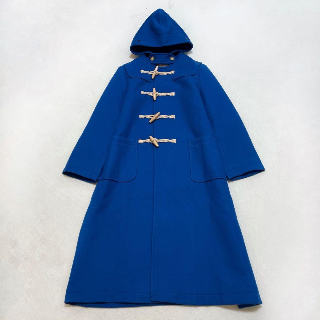 BEAMS BOY メルトン ロング ダッフルコート F トグル フーデット