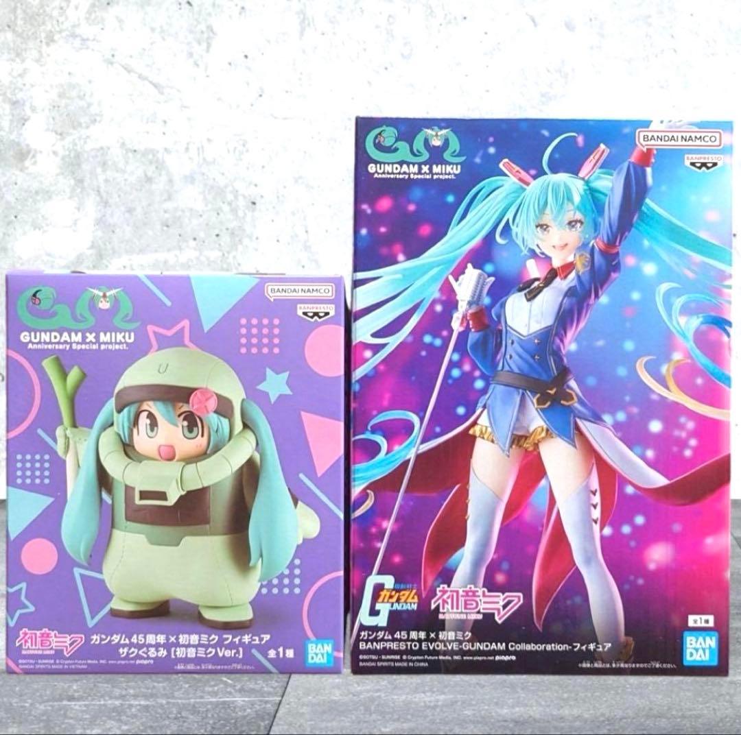 ガンダム45周年×初値ミク フィギュア まとめ売り セット✨ - メルカリ