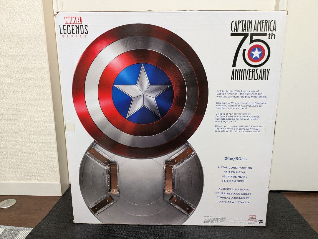 キャプテン・アメリカ 盾 75周年 1分の1 金属製 - メルカリ
