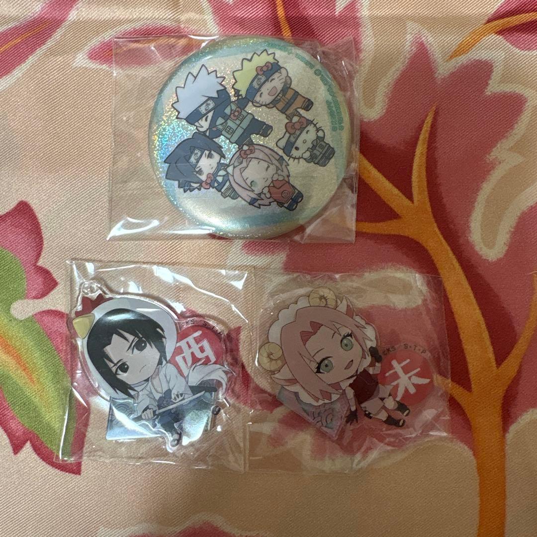 NARUTO ナルト サンリオ まねきねこ サスケ サクラ - メルカリ