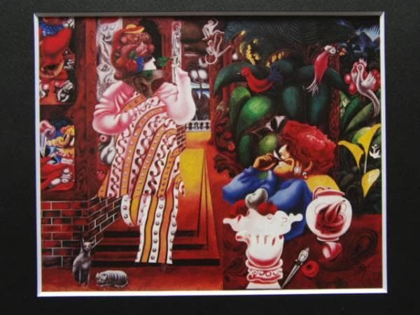 Burra、Storm in the Jungle、希少画集画、新品額付