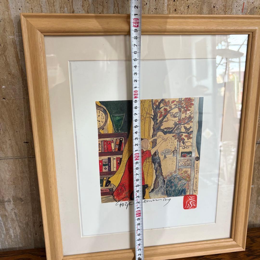 フジコヘミング FEEDING 餌撒き リトグラフ 絵画 版画 ウルちゃん