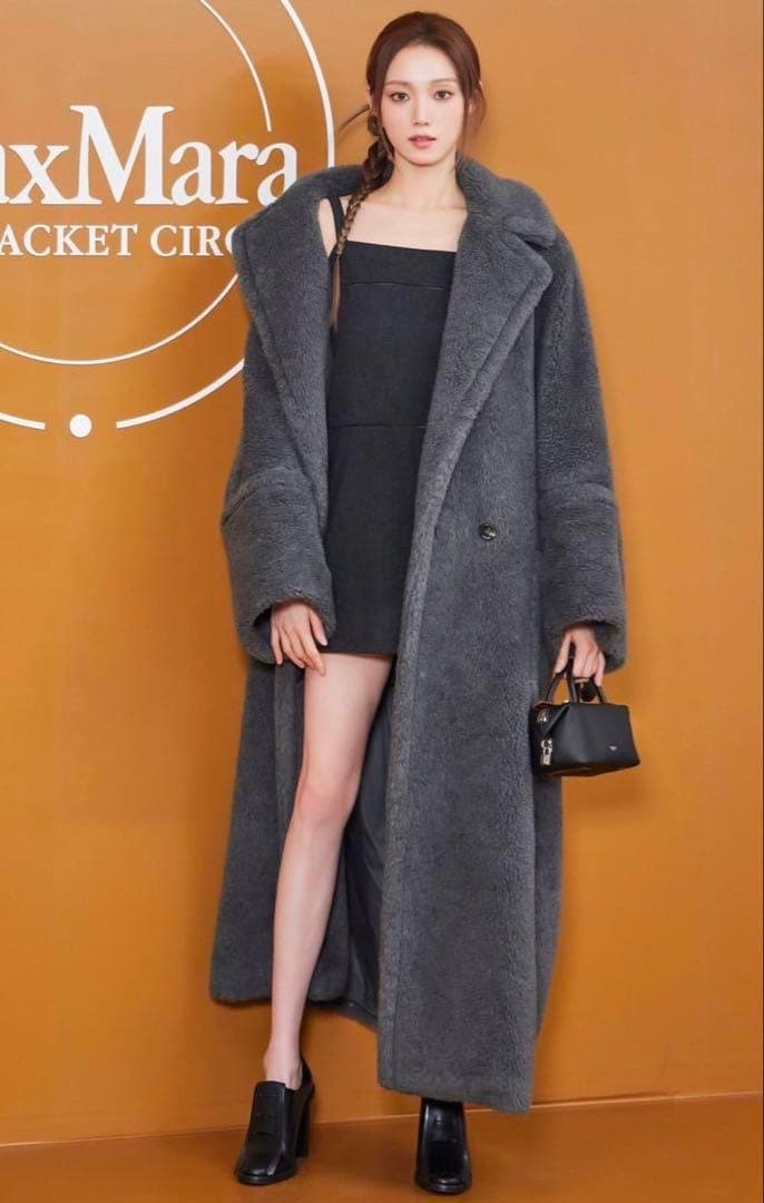 最新作 MAX MARA テディベアコート カディアック グレー XS - メルカリ