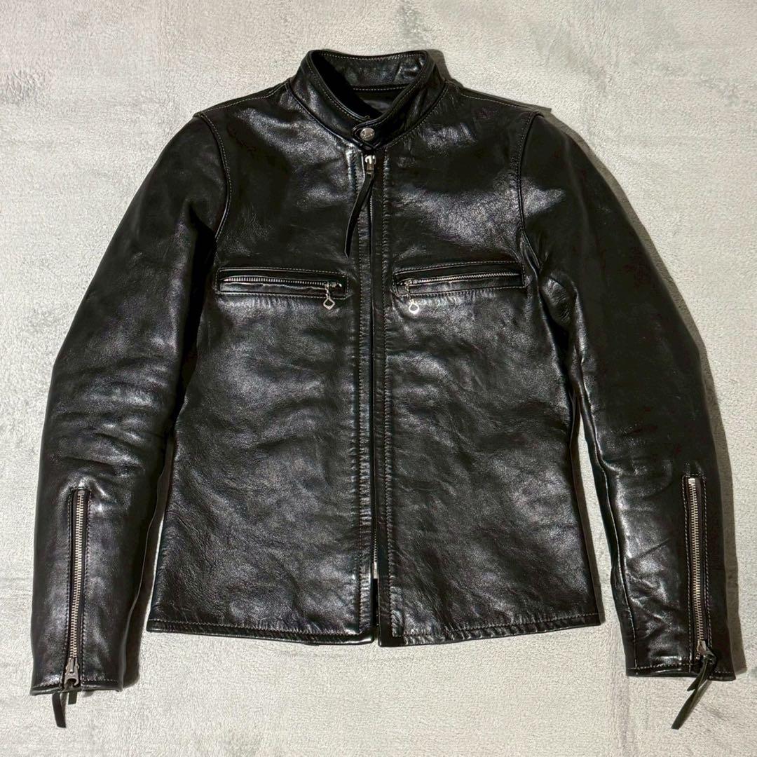リアルマッコイズ BUCO J-100 レザージャケット サイズ38 馬革 黒芯 予約商品]ザ リアルマッコイズ BUCO J-100 JACKET ホースハイド レザー