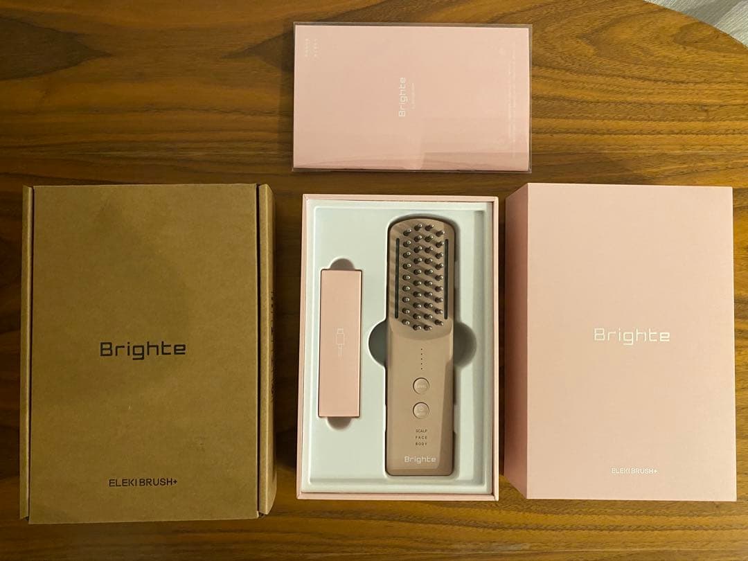 美品◆Bright エレキブラシプラス ピンク