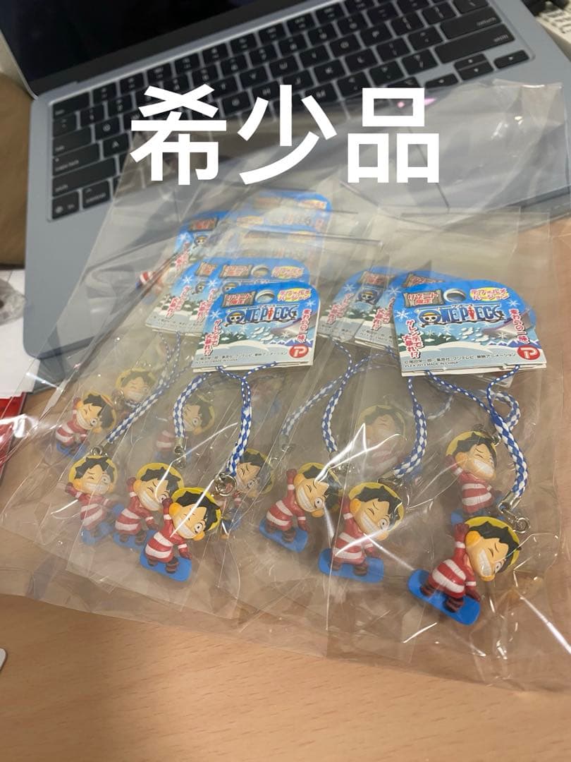 限定ワンピース ルフィ スノボー3 根付　ストラップ ONE PIECE