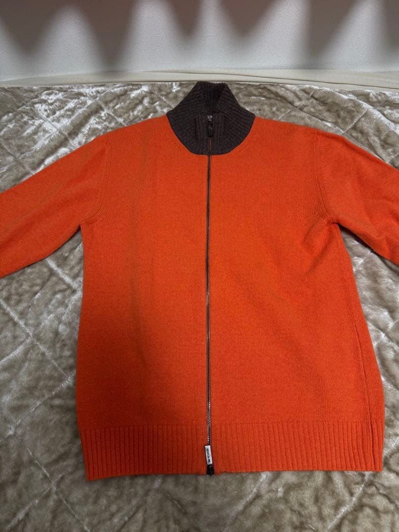 ETRO オレンジブラウン ジッパーセーター M imgrc0165882362.jpg