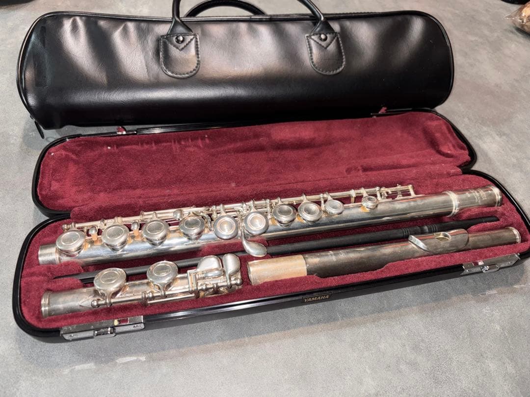 YAMAHA フルート YFL-311II 頭部管銀製 Eメカ 専用バッグ付 - メルカリ