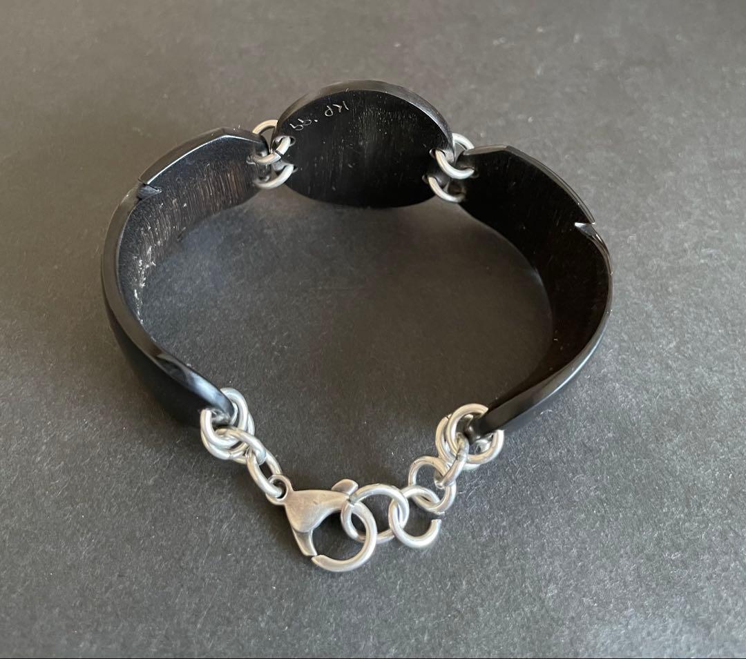 ヴィンテージ ラコタ族 バッファローホーン ブレスレット ターコイズ