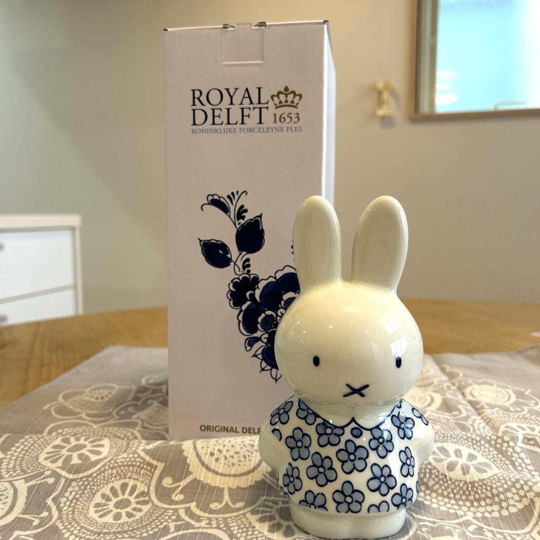 ミッフィー ロイヤルデルフト 置物 陶器人形 オランダ - メルカリ
