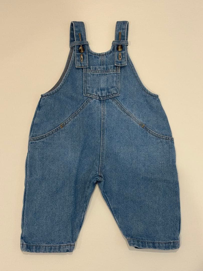 THE SIMPLE FOLK デニムオーバーオール 12-18m The Simple Folk〛 The Oversized Denim Dungaree – Melty Colors