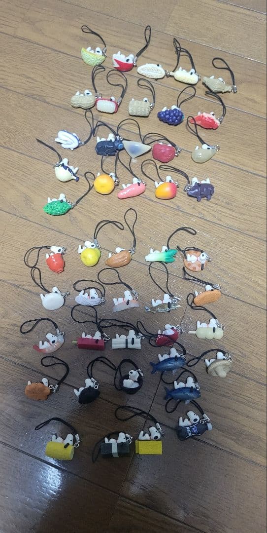 PEPSI×スヌーピー　全国おいしいものアクセサリー　コンプリート　コラボ サントリー食品、「ペプシネックス」SNOOPY全国おいしいもの