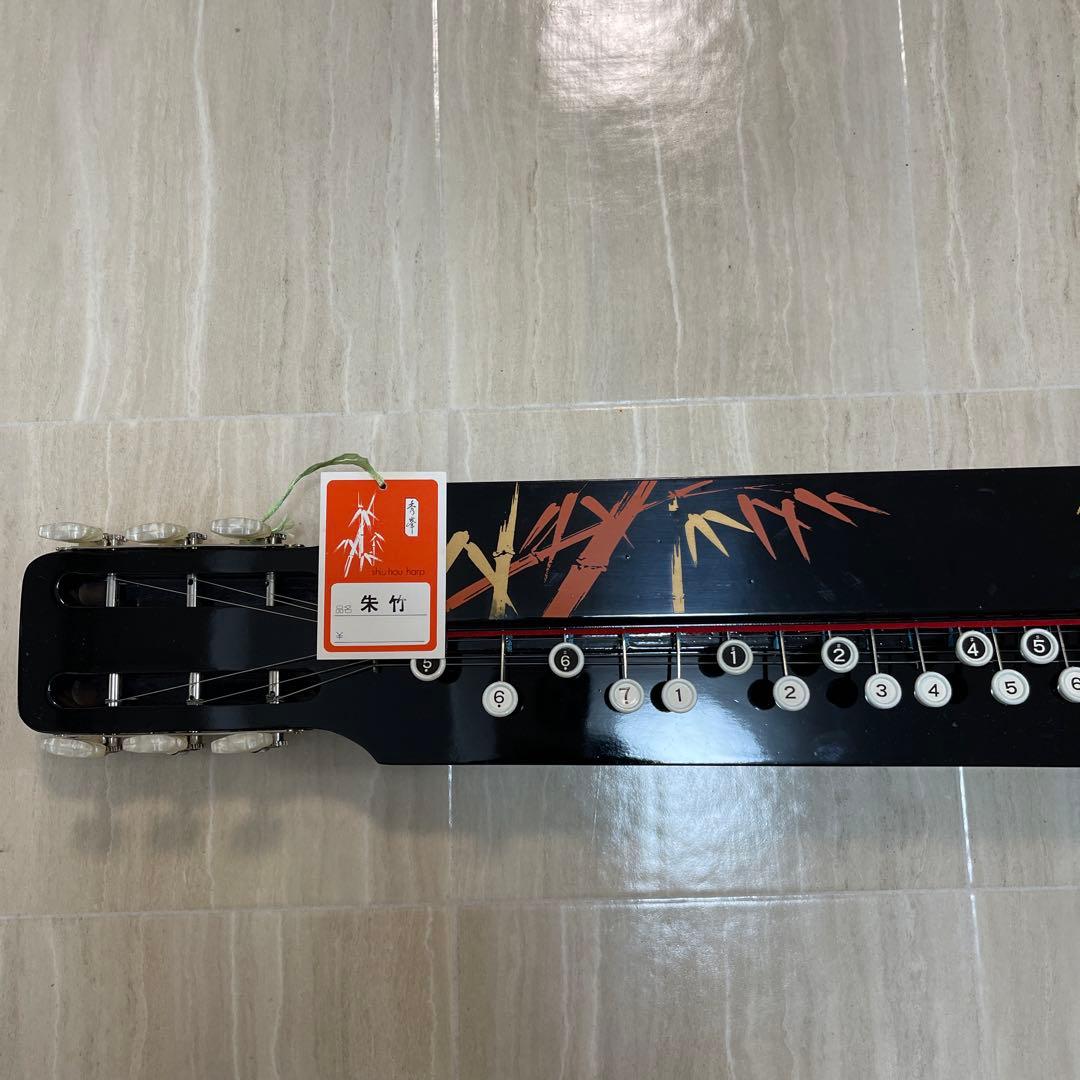 大正琴 竹のデザイン 13弦