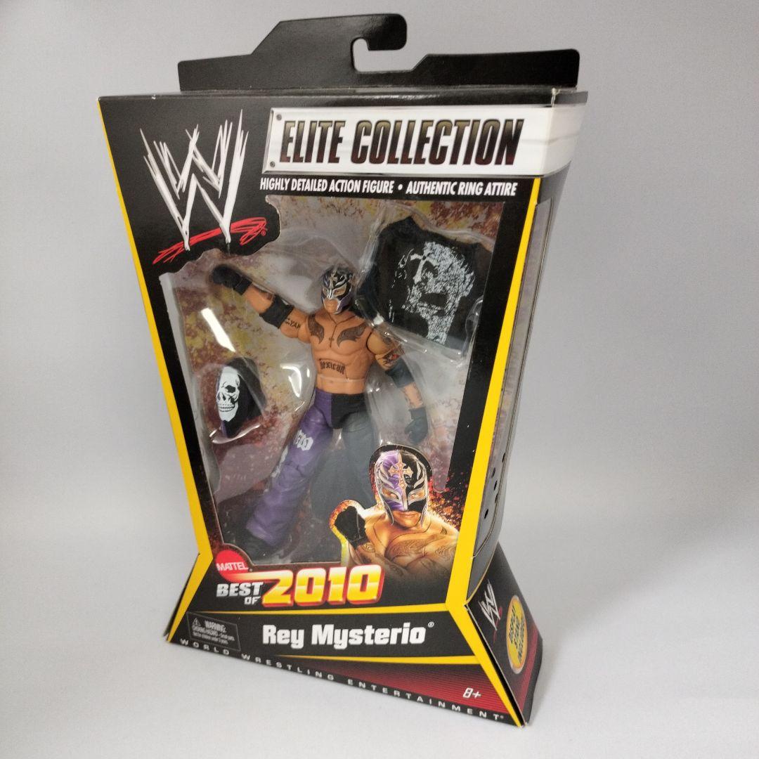 未開封　WWE　レイ・ミステリオ　Elite 2010　Rey Mysterio Amazon.co.jp: Mattel WWEアクションフィギュア 6インチ コレクター