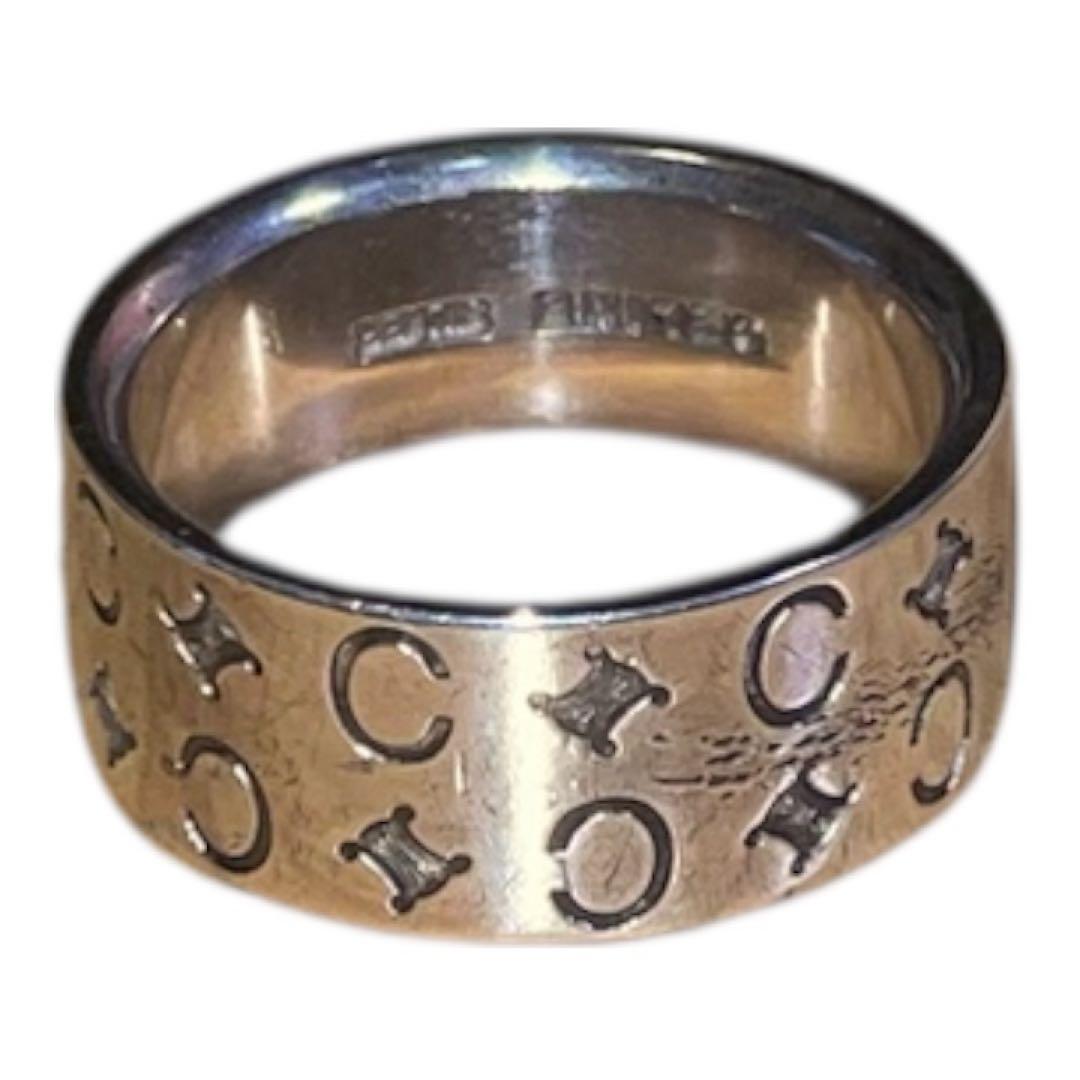 CELINE シルバーリング マカダム　18号　セリーヌ