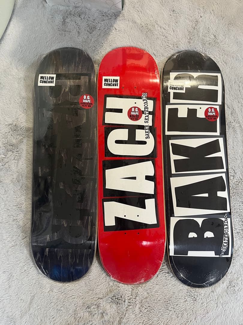 Baker スケートボードデッキ 3枚セット