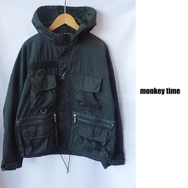 送料無料匿名発送★美品★モンキータイム★マルチポケットジャケット